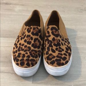 Leopard Slip-On Sneakers